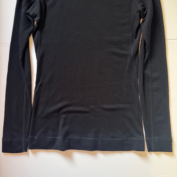 Smartwool Classic Thermal Merino Base Layer Crew Black Long Sleeve *Fair Sz M - Picture 15 of 16